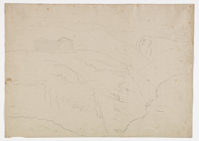 Temple at Segesta, Sicily, 1842 by Thomas Cole